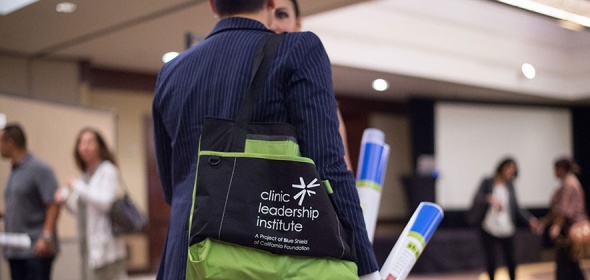 Clinic Leadership Institute participants gather at a seminar