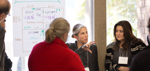 California Improvement Network partners interact at a meeting