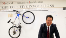 Photo of Andy Lee at his medical incubator in Los Angeles