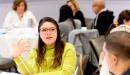 Photo of participants talking at M2L seminar